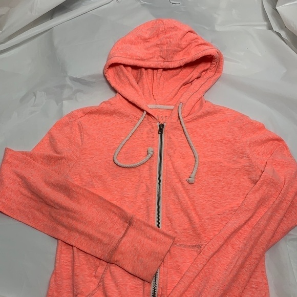 AEROPOSTALE Coral Zip Up Hoodie size Medium - Picture 1 of 4